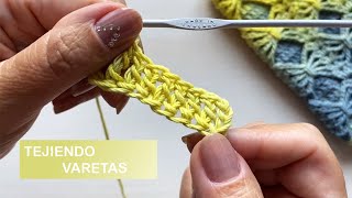 TEJER PUNTOS VARETA SIN CADENETAS  TUTORIAL [upl. by Eidna]