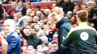 Jurgen klopp angry at Moreno [upl. by Anaerb]