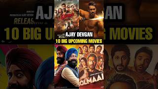 AJAY DEVGAN TOP 10 UPCOMING MOVIES BIGGEST UPDATE ajaydevgan singham3 singhamagain sonofsardaar2 [upl. by Eedeed]