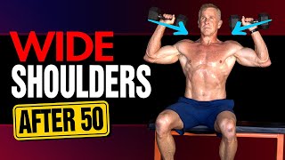 How To Build Big Wide Shoulders After 50 6 BEST EXERCISES [upl. by Franky467]