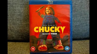 Chucky Season 3 UK BluRay Unboxing Final Season [upl. by Klaus]