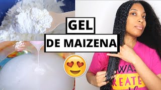 7 BIENFAITS DU GEL DE MAIZENA POUR LES CHEVEUX NATURELS  DIY MASQUE À LA MAIZENA [upl. by Anaela]