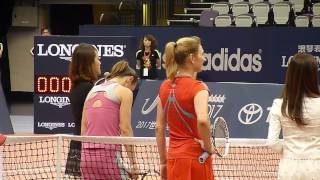 Martina Hingis reponses to fans proposal Taipei Arena Taiwan [upl. by Imotas]