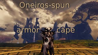 GW2  Oneiros spun armor  cape  showcase [upl. by Marika]