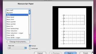 Learn Sibelius 6 in 1 Hour  Lesson 1 Setting up a score [upl. by Arotak47]