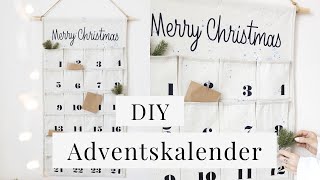 DIY Wand Adventskalender nähen zum Befüllen  einfache Anleitung für Anfänger [upl. by Nnyledam638]