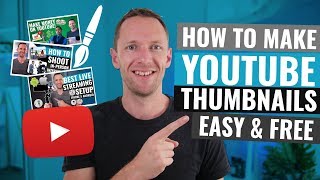 How to Make a Thumbnail for YouTube Videos  Easy amp Free [upl. by Ingaberg]