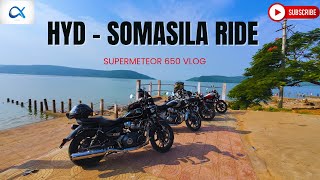 Hyderabad to Somasila View Point  Super Meteor 650 Adventure  Bike Ride 400 kms [upl. by Elleirad]