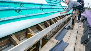 FINISHING THE EAVES  Timber Fascias amp Soffits [upl. by Detta]