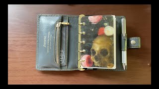 Filofax Mini Malden  My EDC amp Wallet  Mini Rings Flip Through [upl. by Minton]