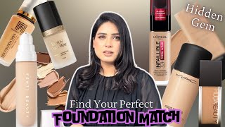 BEST Foundation for DRY OILY COMBINATION amp NORMAL Skin Type  Find Your Perfect Foundation Match [upl. by Kenleigh109]