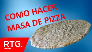 Receta masa de pizza [upl. by Maillil]