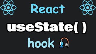 React useState hook introduction 🎣 [upl. by Nosydam]