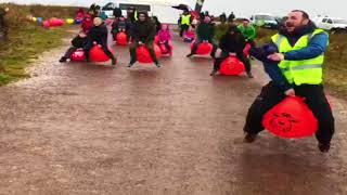 Space Hopper Race at Scottish Power Renewables Family Fun Day [upl. by Ainesej]