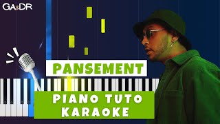 Meiitod  Pansement Piano Cover Tutoriel KARAOKE Paroles  GaampDr Piano Tuto [upl. by Enyawud399]