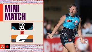 Yartapuulti v GWS Giants MiniMatch  Week 10 2024  AFLW [upl. by Yrolam320]