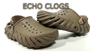 2023 Crocs Echo Clog Khaki Review [upl. by Atrebla184]