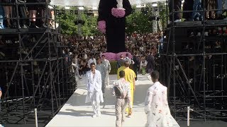 Dior Homme  Défilé Homme Printemps  Eté 2019 avec interviews [upl. by Eolanda]