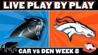 Panthers vs Broncos Live Play by Play amp Reaction [upl. by Ennayoj]