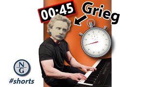 Grieg at a Glance  45 seconds 8 pieces you should know Shorts [upl. by Droffilc]