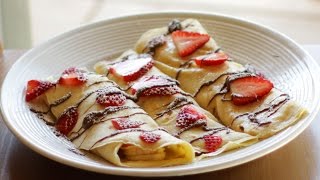 How to Make Crepes  Easy Crepe Recipe [upl. by Benton369]