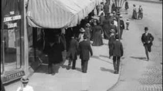 Ride on the Tramcar through Belfast 1901 [upl. by Hnib]