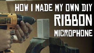 DIY Ribbon Microphone How I made mine HoboRec Bull Sessions 19 [upl. by Salas340]