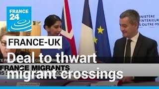 France UK sign new deal to thwart migrant Channel crossings • FRANCE 24 English [upl. by Fifi]