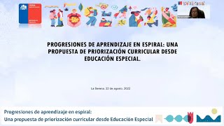 Progresiones de aprendizaje en esperial Una propuesta de priorización curricular desde Ed Especial [upl. by Edana]