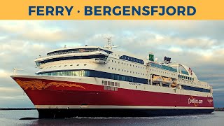 Arrival of ferry BERGENSFJORD Hirtshals Fjord Line [upl. by Benji]