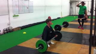 Strength training for Sprinters  Hang Snatch [upl. by Stevy233]