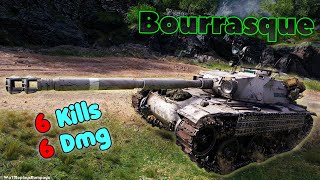 BatChâtillon Bourrasque  6 Frags 6K Damage Master by player pikaonCOPIUM [upl. by Marcin]