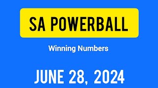 Sa Powerball Results Friday 28 June 2024  Powerball Plus Result [upl. by Meng]