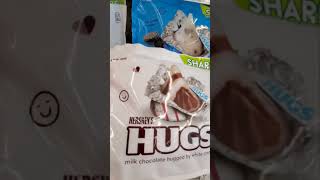 Assorted kisses hersheys asmr shorts [upl. by Assadah]