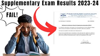 Supplementary Exam Results 202324 🔴MAKAUT NEW NOTICE 2024 makaut [upl. by Llenyt]