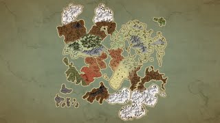 Wonderdraft Epic Fantasy Map Timelapse quotVallorasquot WorldMap Download [upl. by Yerocal]