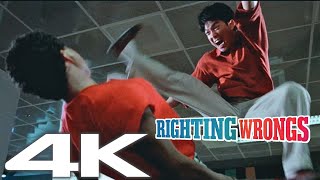 Yuen Biao quotRighting Wrongsquot 1986 in 4K  Attempted Murder Failed [upl. by Ozmo]