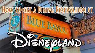 Learn how to get a dining reservation at the Blue Bayou in Disneyland  Review and tips included [upl. by Delia421]