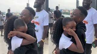 Fotocopy’s sister in tears as her big brother leaves her in Ghana for America trip [upl. by Aruasi]