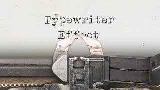 Typewriter Effect  Custom Animation for After Effects [upl. by Jennifer]