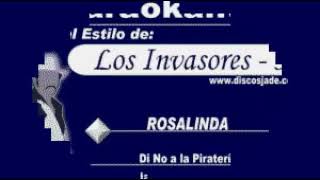 kareoke Los Invasores de Nuevo León Rosalinda [upl. by Eetnahc]