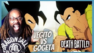 FOR THE AGES Death Battle Vegito vs Gogeta Reaction [upl. by Grati]