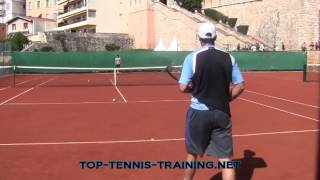 Nicolas Almagro Training Court Level View [upl. by Valsimot]