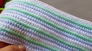 Super easy crochet baby blanket pattern for beginners  Baby Blanket Pattern ⚡️💜 [upl. by Ultann]