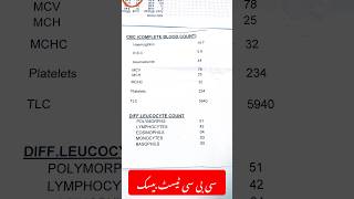 CBC Test Urdu Hindi  complete blood count  Dr irfan cbctest youtubeshorts drirfanazeem shorts [upl. by Stephenson318]