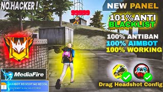 headshot config file 🎯 Free Fire New Bypass ✔ 100 Antiban File No Drag headshot [upl. by Ynwat657]