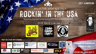 ROCKIN IN THE USA Fundraiser Concert  March 11th [upl. by Hecker]