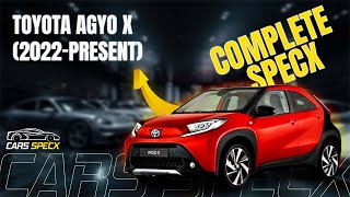 Toyota Aygo X 2022  Present  Complete Specs amp Features Overview [upl. by Oimetra83]