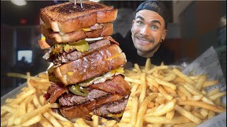 SPICY Burger Challenge ONLY 1 WINNER IN 2 YEARS With Mountain of Fries  In South Dakota [upl. by Constanta701]