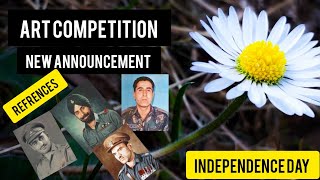 Art Competition Review New announcement Art Competition 2024 on Independence Day artcompetition [upl. by Aliekat104]